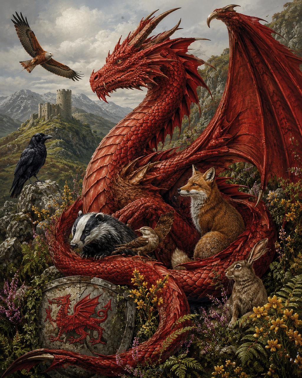 Welsh Animals Wall Art – Printable PDF