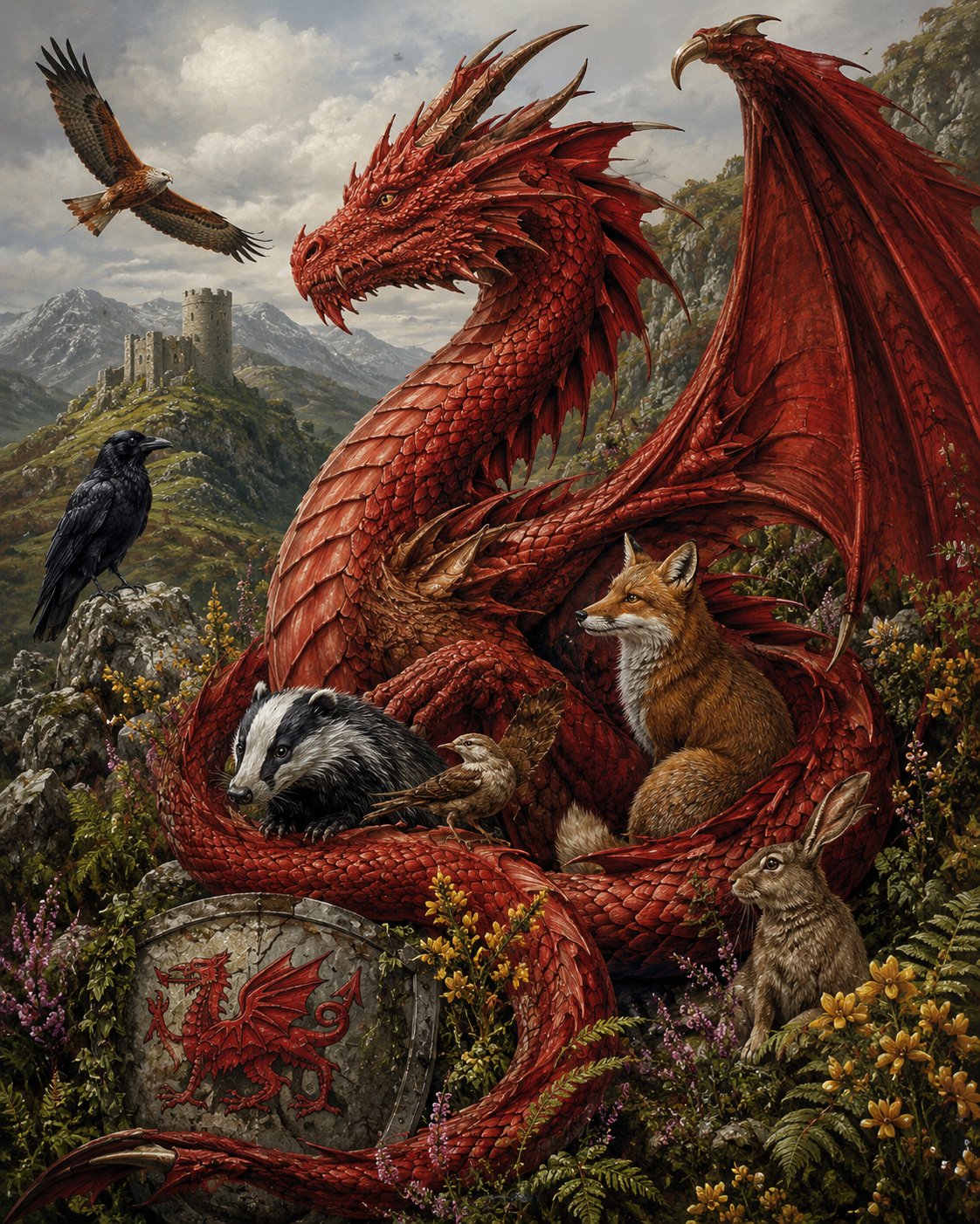 Welsh Animals Wall Art – Printable PDF